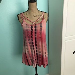 Tie-dye tank top medium NWT by Hemish